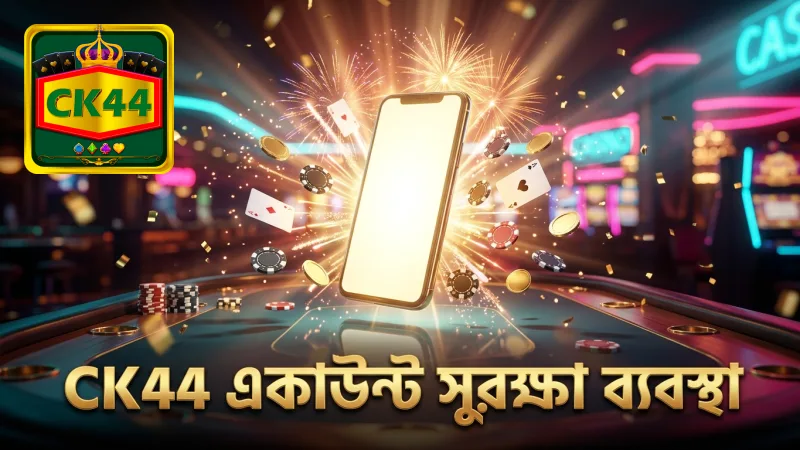CK44 নিরাপদ লগইন পদ্ধতি খেলোয়াড়দের একাউন্ট সুরক্ষায় সাহায্য করে।