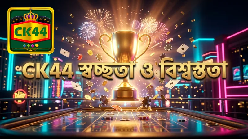স্বচ্ছ খেলার নিয়মাবলী ও ফেয়ারনেস সার্টিফিকেট CK44-র বিশ্বাসযোগ্যতা বাড়ায়।