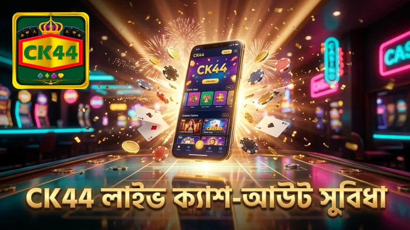 লাইভ ক্যাশ-আউট ফিচারে CK44 দ্রুততা এবং নির্ভরতা।