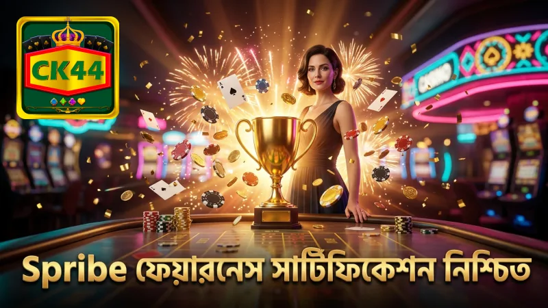 Spribe-এর ফেয়ারনেস সার্টিফিকেশন গেমের বিশ্বাসযোগ্যতা নিশ্চিত করে।
