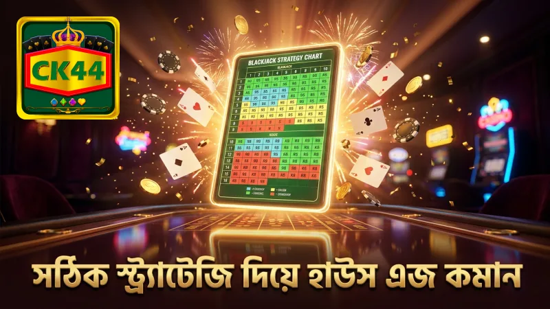 সঠিক বেসিক স্ট্র্যাটেজি ব্যবহার করে হাউস এজ কমানো যায়