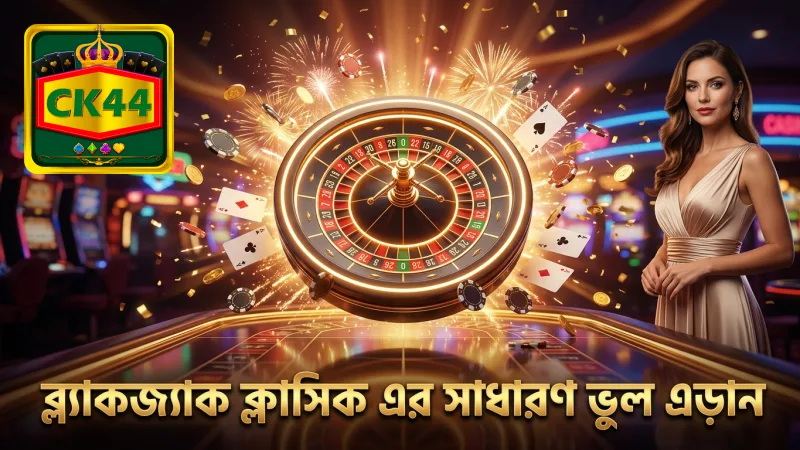 ব্ল্যাকজ্যাক ক্লাসিক খেলায় তিনটি প্রধান ভুল এড়ানো জরুরি