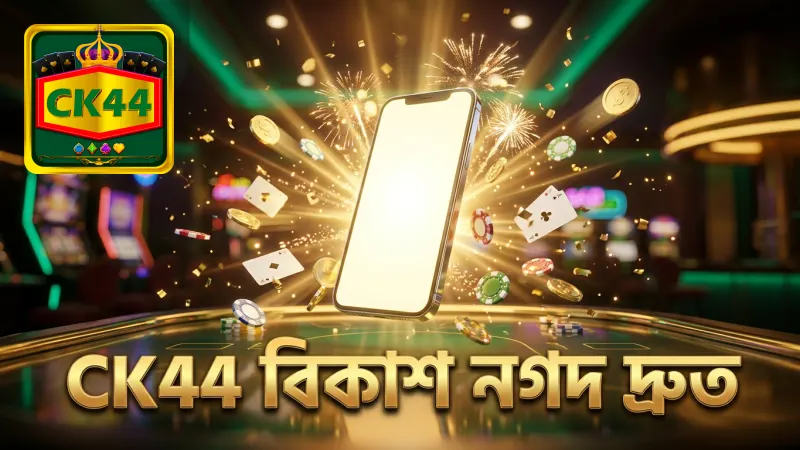 CK44 ডিপোজিটে বিকাশ ও নগদ ব্যবহারে দ্রুত ব্যালেন্স আপডেট