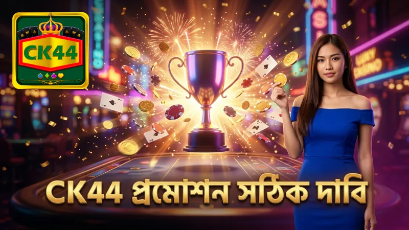 সঠিক ধাপে CK44 প্রমোশন থেকে বোনাস দাবি করুন।