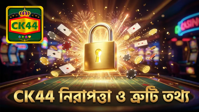 CK44-এর নিরাপত্তা নীতি ও বিরল লেনদেন ত্রুটি সম্পর্কে তথ্য