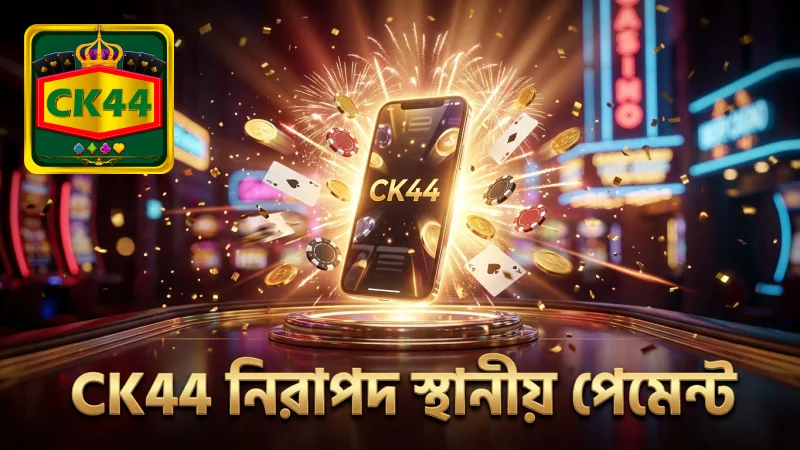 CK44 প্ল্যাটফর্মে নিরাপদ স্থানীয় পেমেন্ট ব্যবস্থা।