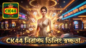 ডিলারের হাত এবং কার্ড ডিলিং স্বচ্ছতা CK44 নিরাপত্তার অংশ