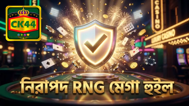 নিরাপত্তা ও RNG নিশ্চিত করে মেগা হুইল লাইভ খেলার সুবিচার ও বিশ্বস্ততা।