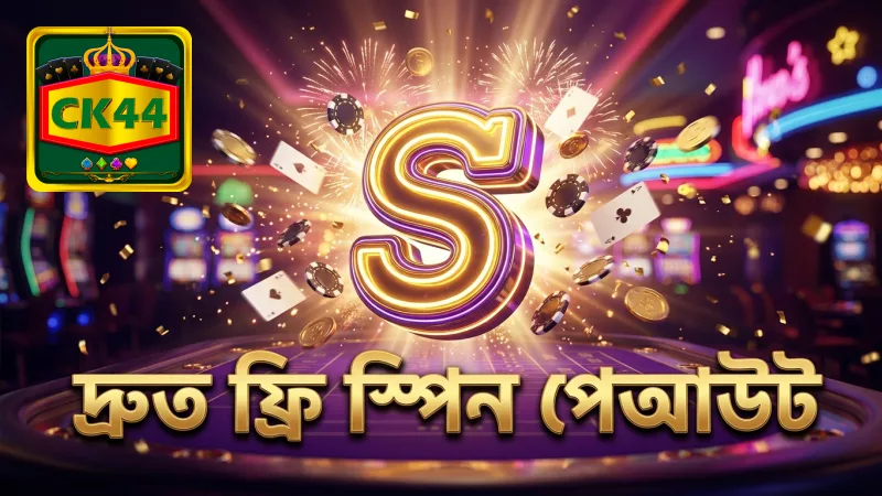 ফ্রি স্পিন রাউন্ডে দ্রুত গতি ও পে-আউট নিশ্চিত করুন