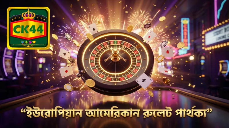 ইউরোপিয়ান ও আমেরিকান রুলেট টেবিলের মূল সংখ্যা পার্থক্য